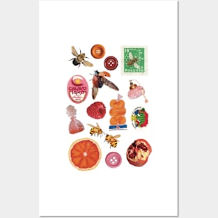 fruit salad stickers Posters and Art